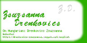 zsuzsanna drenkovics business card